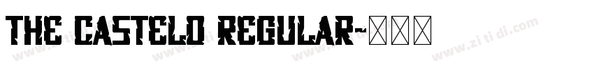 The Castelo Regular字体转换